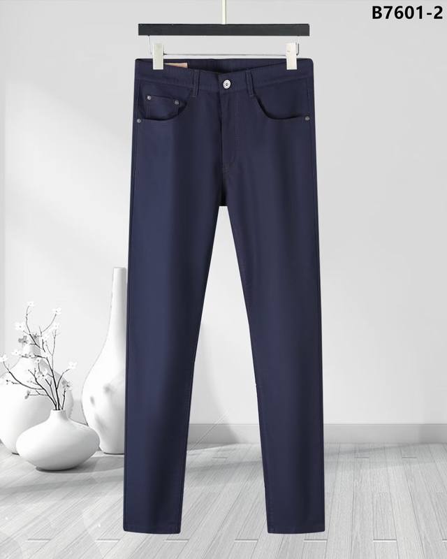 Spring/Summer Five-Pocket Casual Pants Style: B7601-2 Blue Sizes: 29-42 New spr