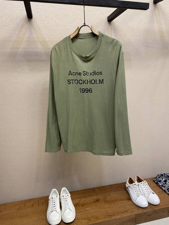 Acne Studios 25 Early Fall New Style Dirty Distressed 1996 Long Sleeve Who can r