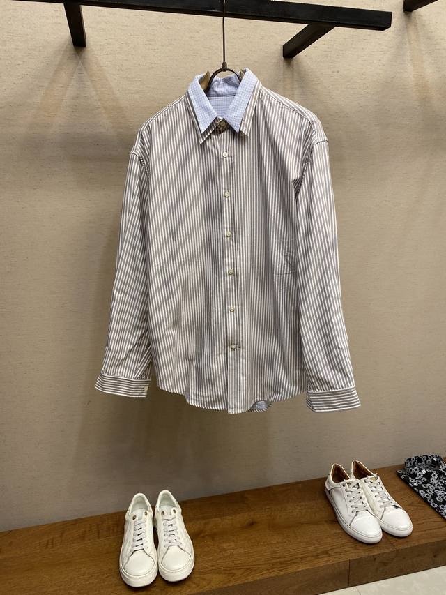 Bv, the new 2025 Spring/Summer faux two-piece shirt is amazing! The faux two-pie