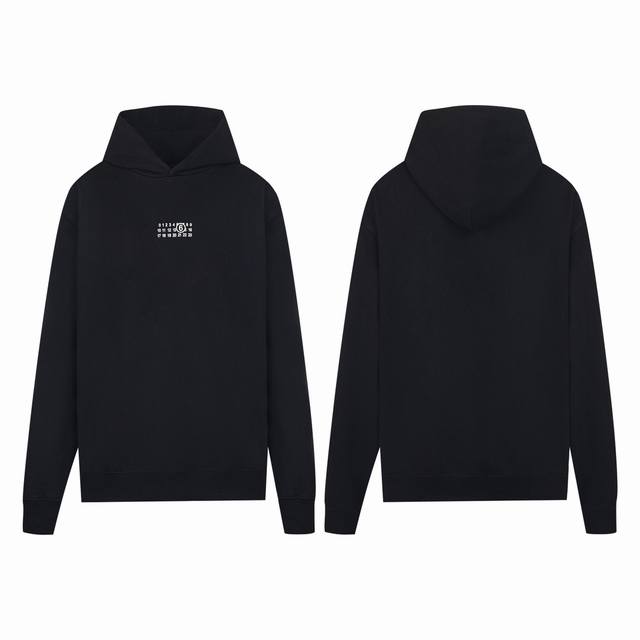 Maison Margiela classic popular digital calendar suede foam printed hooded sweat
