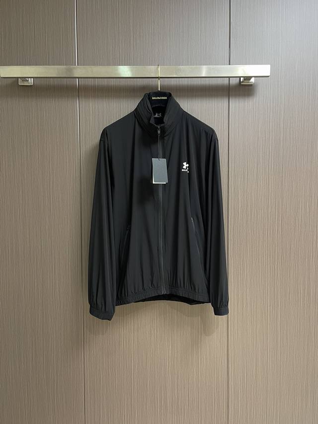This Balenciaga collaboration with Under Armour stretch nylon jacket is made fro