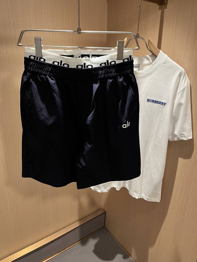 Alo 2025 spring and summer new men's casual shorts, a high-end quality choice, a