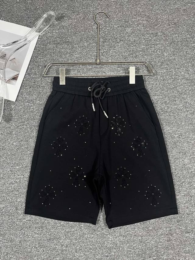 Chrome Hearts' 2025 summer new shorts and casual pants. Custom-made fabrics are