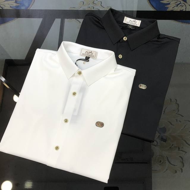 H*Rmes Early Spring Men's Casual Long-Sleeve Shirt, Available Now on the Officia