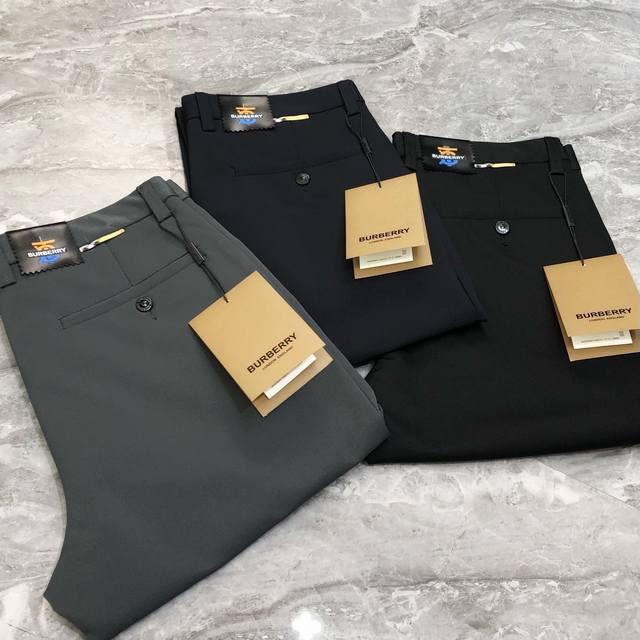 Burbe** Burberry's new 2025 Spring/Summer men's business casual trousers, availa