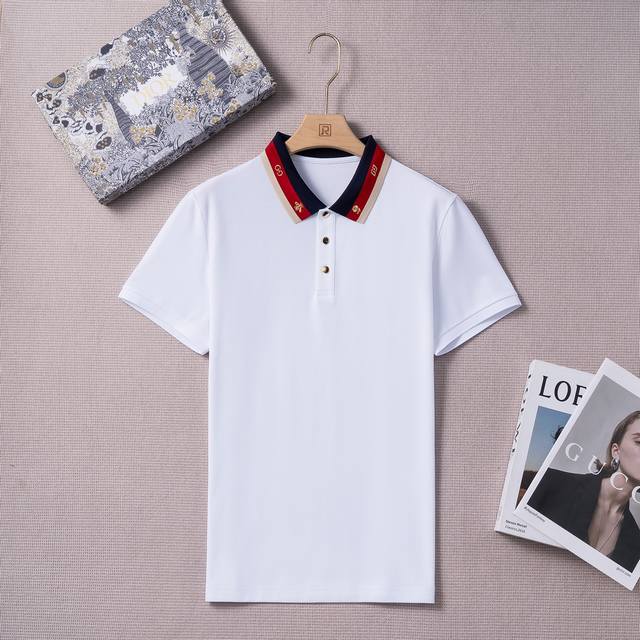 New Arrival! G's latest Spring/Summer 25 short-sleeved, mercerized piqu