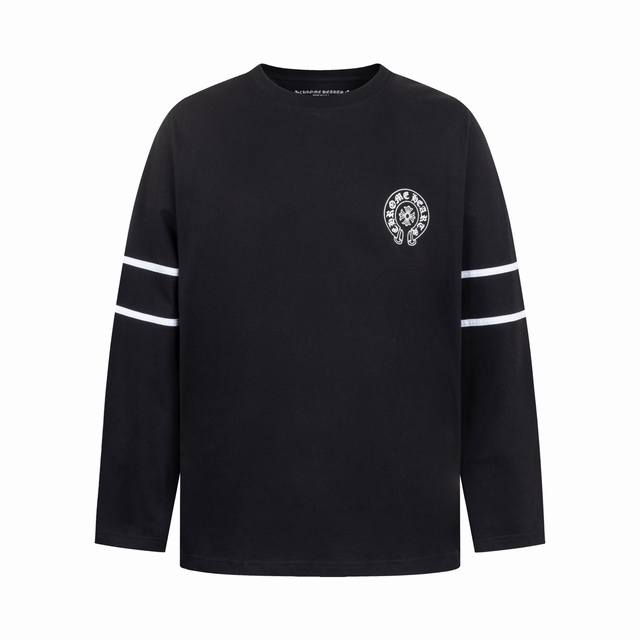 Exclusively supplied Ch Chrome Hearts No. 33 printed long sleeve The fabric is