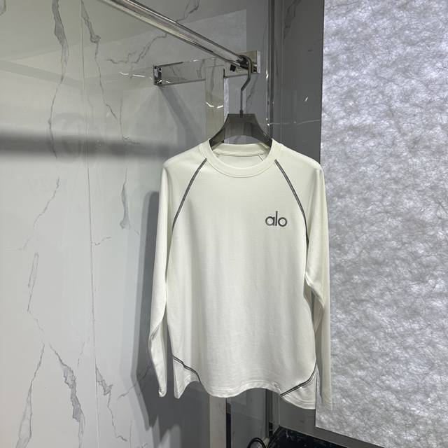 Alo autumn and winter new four-needle six-thread long-sleeved T-shirt exclusive