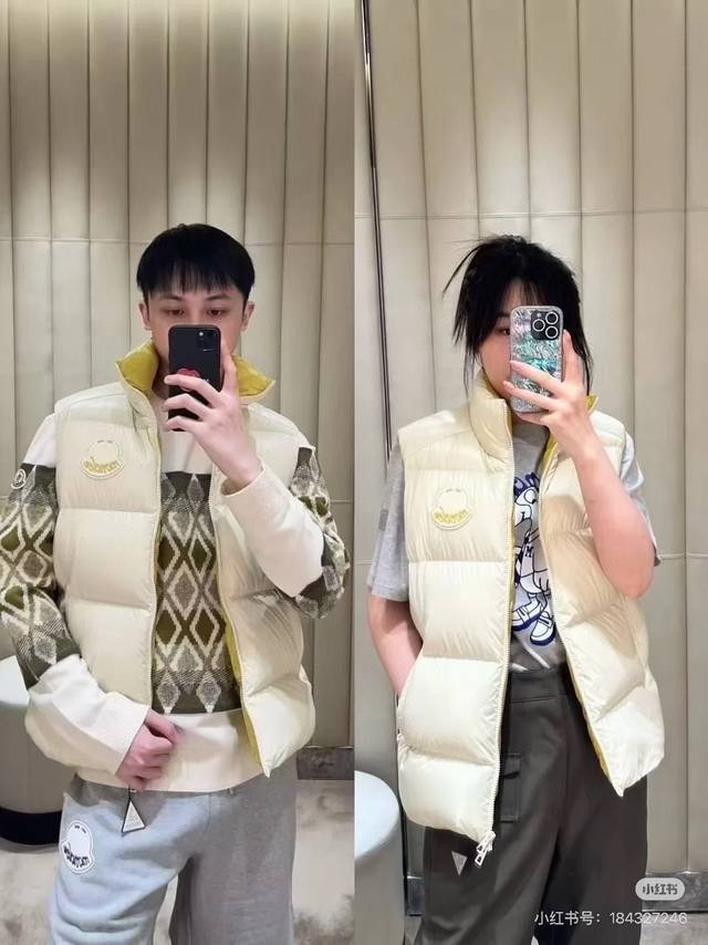 Moncler Lipsi Down Vest ~ Couple Style Upper Body Effect Picture ~ Jxts