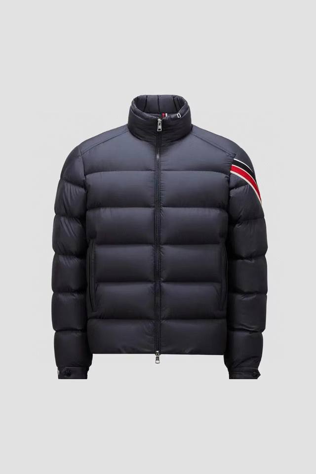 Moncler three-color striped down jacket official website synchronized new produc