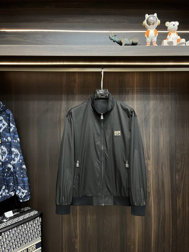 Featured: D&G 2025Ss Early Fall New Releases. Dolce & Gabbana Stand-Collar Jack