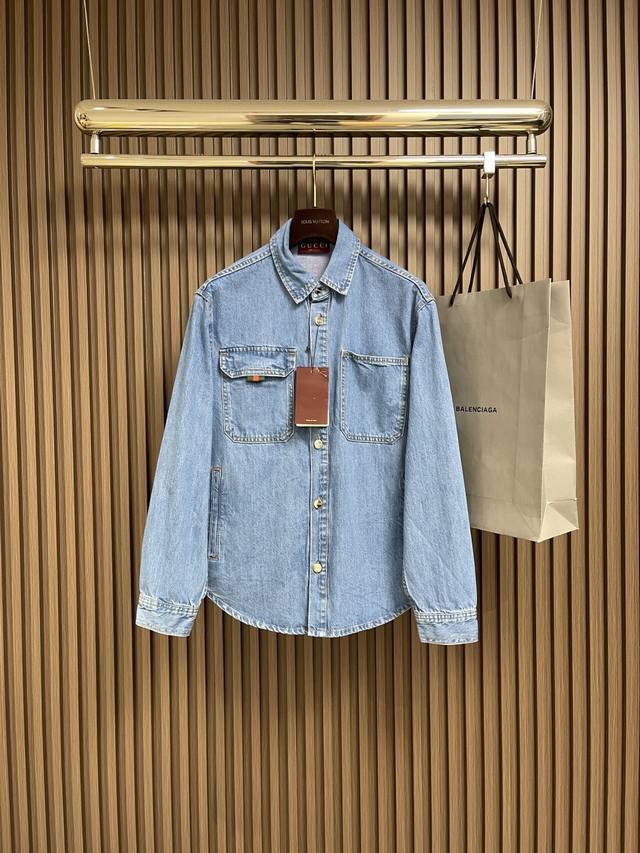 Gucci's new loose-fit denim jacket for 2025. This is Gucci's new take on denim,