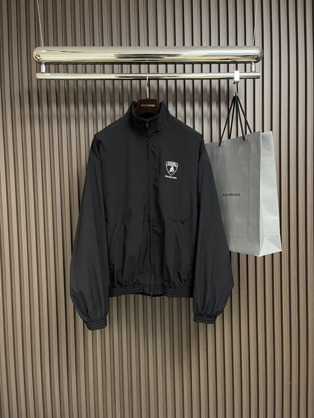 Balenciaga x Lamborghini embroidered zipper jacket, custom-made from luxurious t