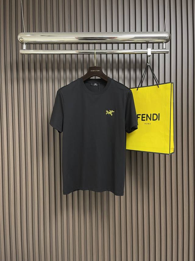 Arcteryx round-neck logo embroidered couple's round-neck T-shirt, original cust