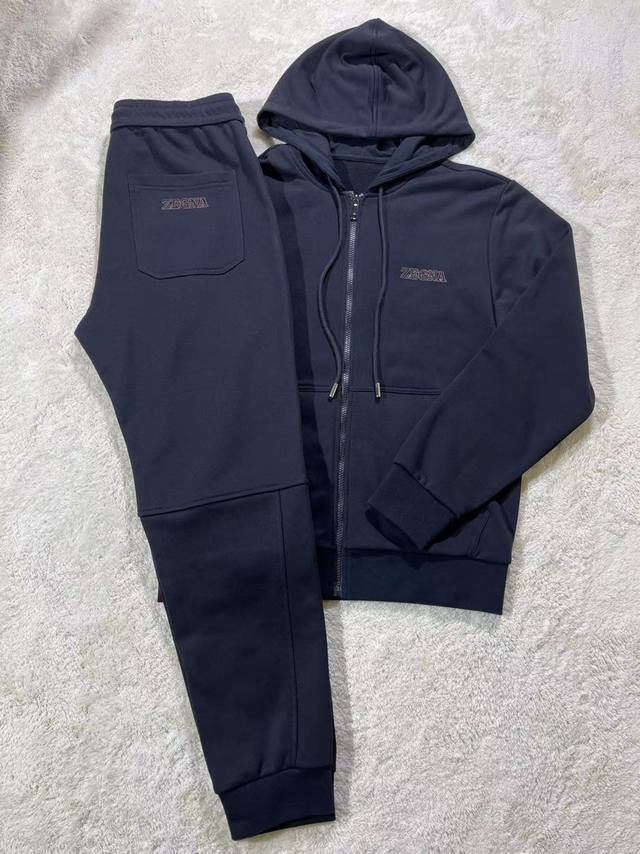 New Zegna suit, the top and sweatpants can be sold separately. - 2025 Fall/Wint