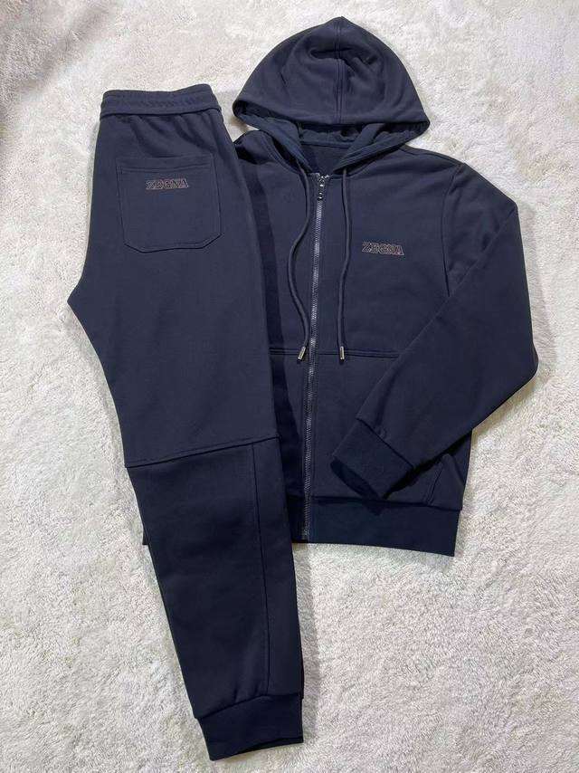 New Zegna suit, the top and sweatpants can be sold separately. - 2025 Fall/Wint