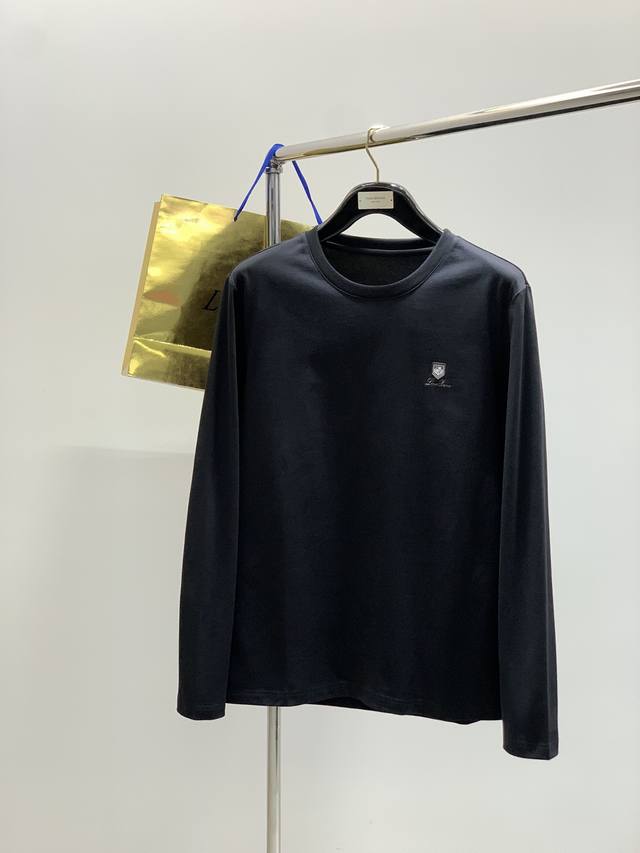 p New long-sleeved Loro Piana T-shirt, the latest early fall arrival, available