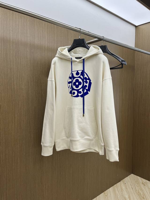 The popular hooded series Lv Fw early autumn new wide-cut hooded sweatshirt, un