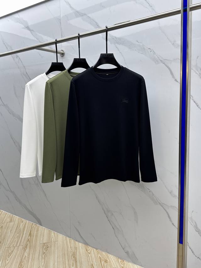 Burberry* 2025 Early Fall New Arrival! The latest long-sleeved, round-neck wool