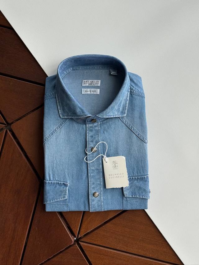 Bc official website, washed and distressed long-sleeved shirt. As a high-end Ita