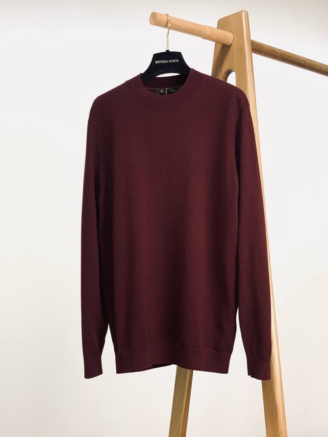 Loropiana L.p2580Fw Early Fall New Arrival Casual Men's Round Neck Long-Sleeved