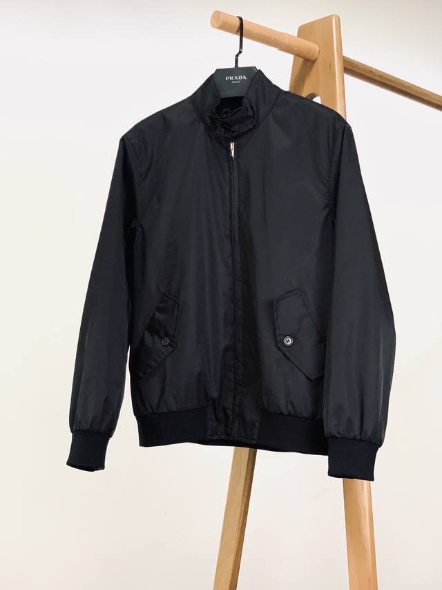 prada's casual stand-up collar jacket, Prada's new arrival for Pre-Fall 2025, is