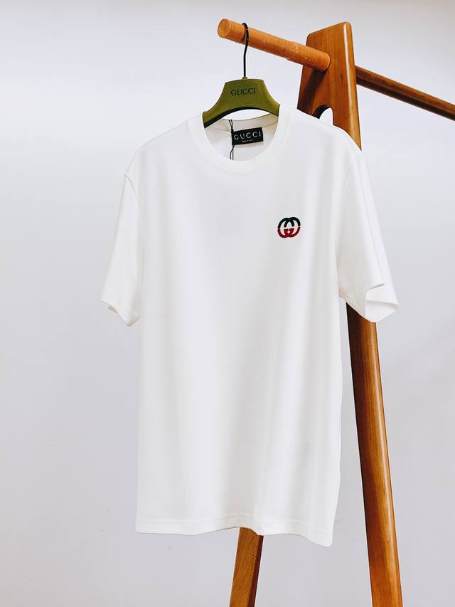 Gucci 2025Fw Early Autumn New Product Thickened Casual Base T-shirt. Made of hig