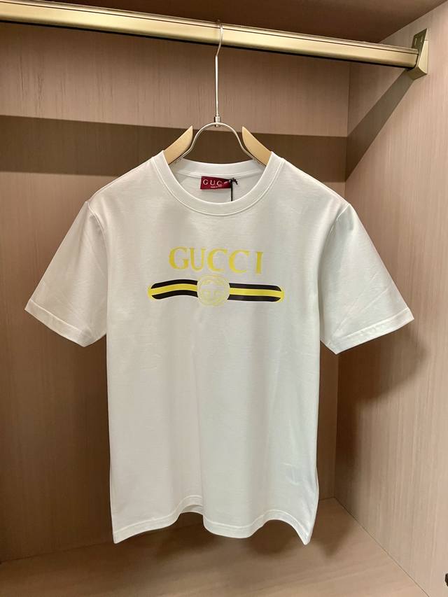 G's 2025 Early Fall new arrival, a short-sleeved T-shirt with a classic logo pri