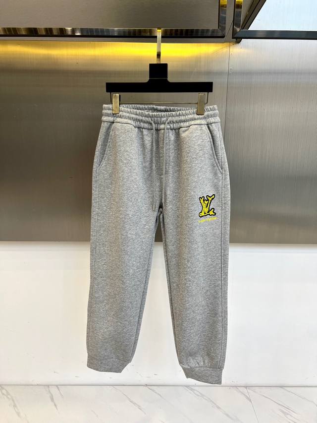 Lv, 25S new men's drawstring casual sweatpants! Absolutely a casual everyday com