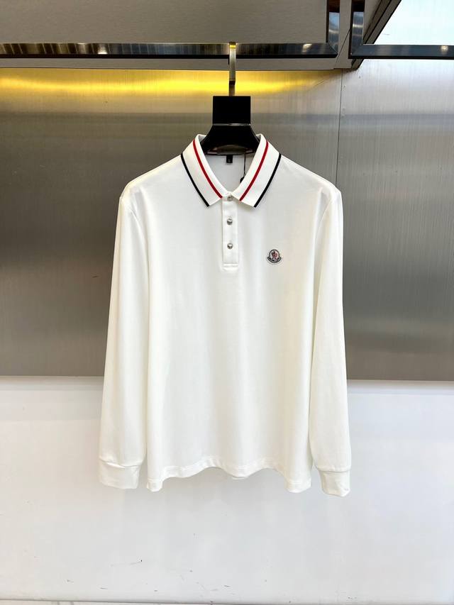 Mon, Autumn/Winter 25! Men's long-sleeved polo shirt with pockets and a lapel, a