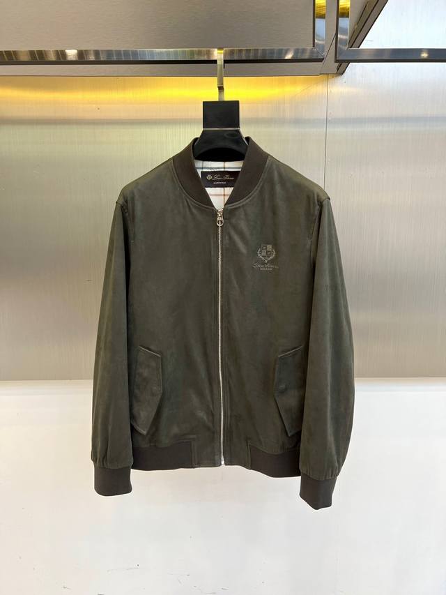 Loro Piana Autumn/Winter 2025 Collection Suede Bomber Jacket . This season's ne