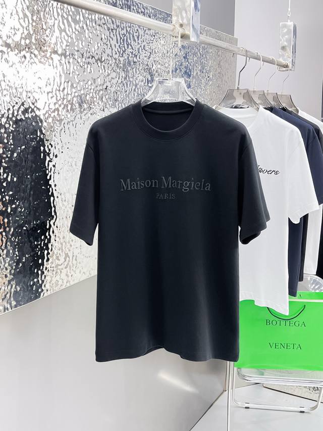 Mm6* Top-tier 2025 Spring/Summer new arrivals! Newest short-sleeved crew neck T-