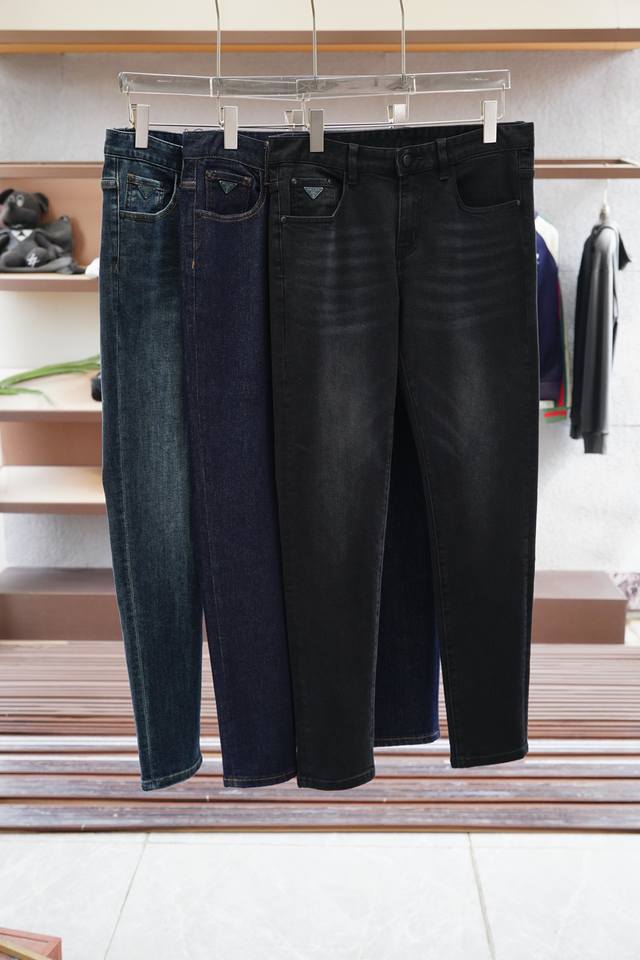 Prada New arrival, 2025 Early Fall new casual pants and jeans, high-end custom