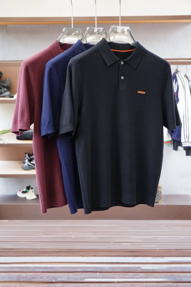 Zegna 2025Ss autumn and winter counters with the same style of the new polo ser