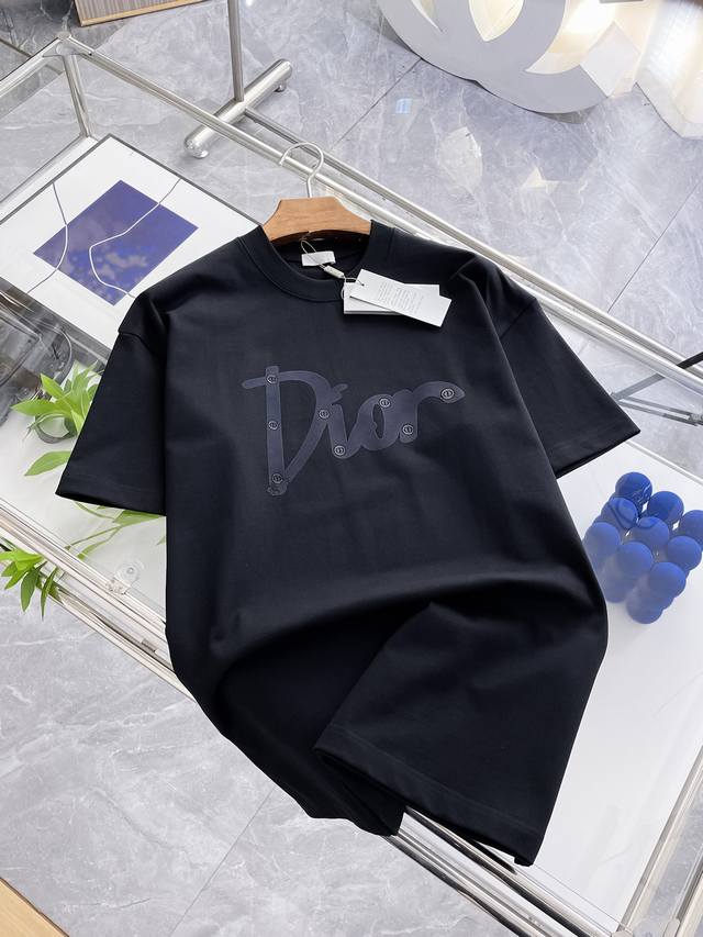 Dior 2025 new original men's casual base short-sleeved T-shirt! High-end custom