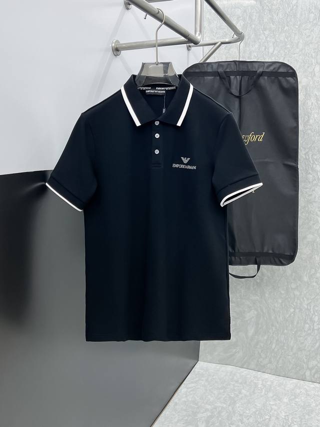 Armani High-End Recommendation: The latest short-sleeved polo shirt and lapel T
