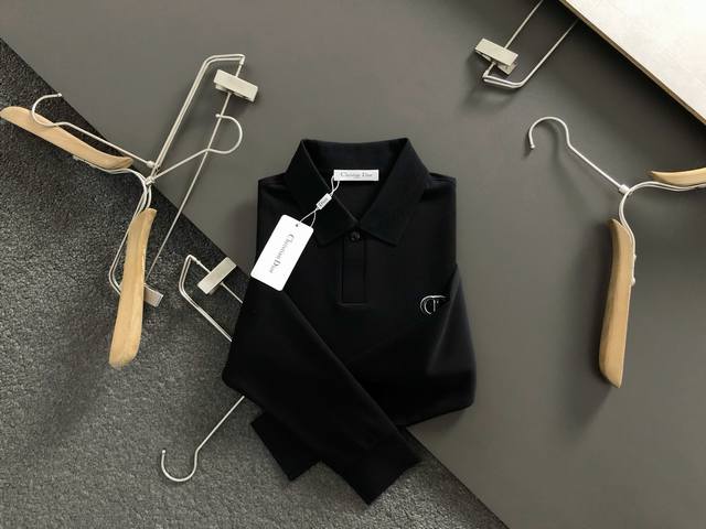 Dir* Fit version M-Xxxl 2025 autumn and winter patchwork Cd letter embroidered l