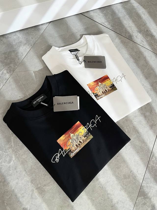 Balenci*Ga Paris*'s new 2025 Spring/Summer unisex short-sleeved T-shirts! Fashio