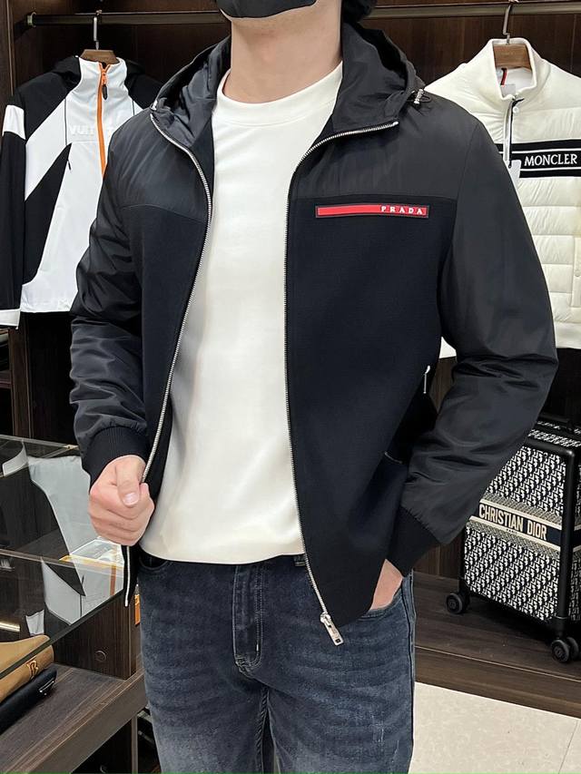 Featured: Prada's new 2025 Early Fall collection. This Prada hooded jacket feat