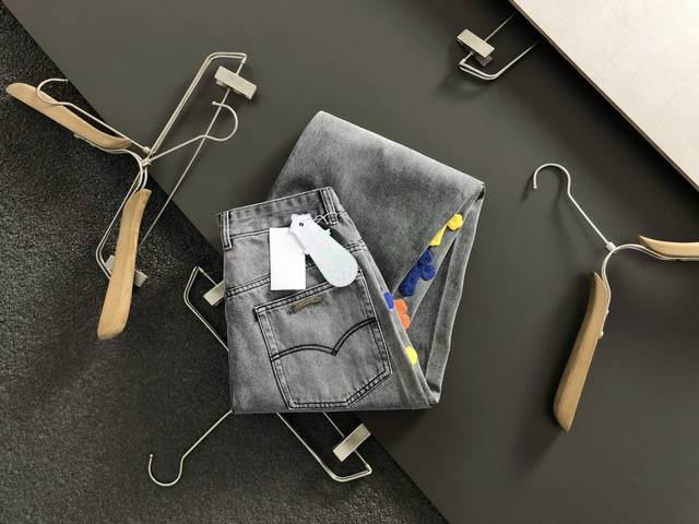 Ch*Loose version S-Xxl 25 Autumn and Winter Niuwang top-grade smoke gray washed