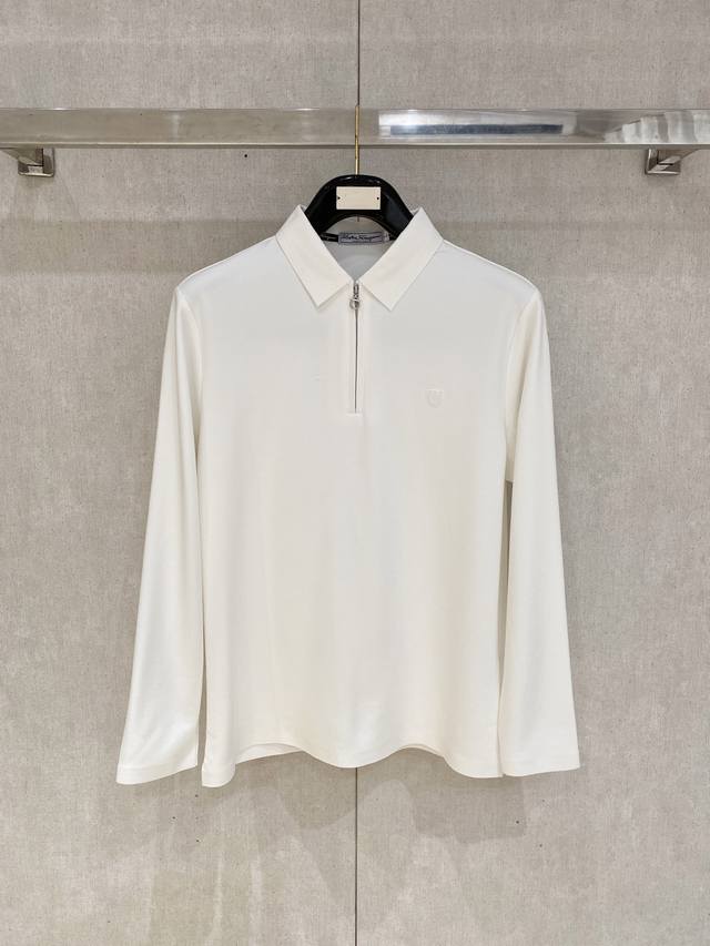 Salvatore Ferragamo 2025 Autumn/Winter Plus Velvet Long Sleeve Zipper Design Si