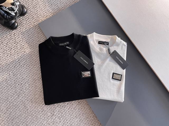 Dolce & Gabbana 2025 new short-sleeved shirt is stylish and top-notch with a wov