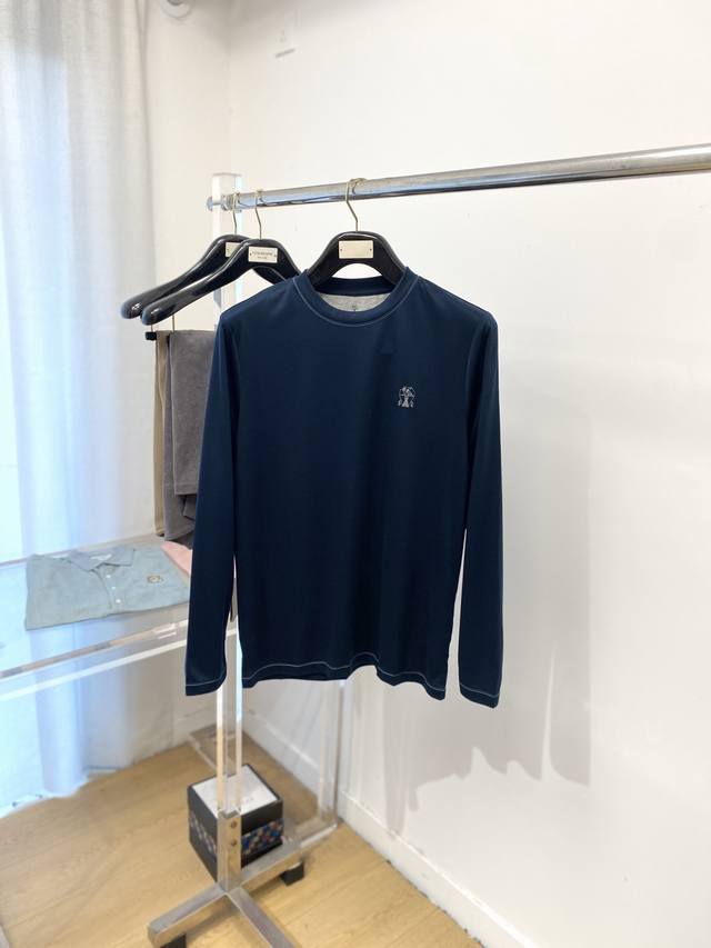 brunello Cucinelli, 2025 new long-sleeved, stylish, with a delicate embroidered
