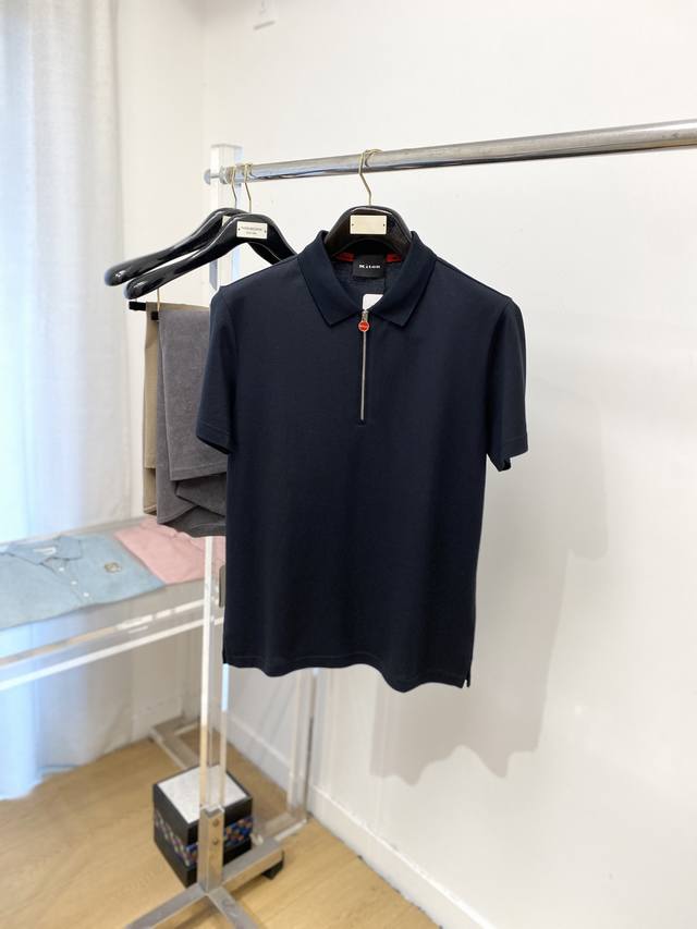 kiton, the latest 2025 short-sleeved T-shirt, handsome and fashionable, with top