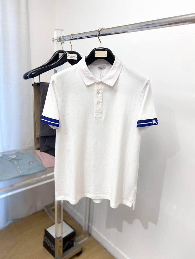 Burberry's latest 2025 short-sleeved T-shirt, stylish and stylish, with custom-