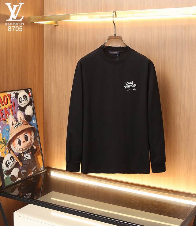 Louis Vuitton Material: 320G pure cotton plain Color: White Size: ML Xl Xxl 3Xl