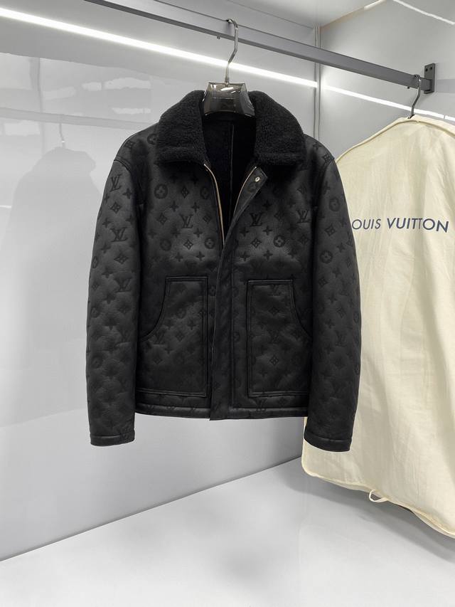 Leather Jacket - New in stock! The finest leather and fur jacket, featuring the