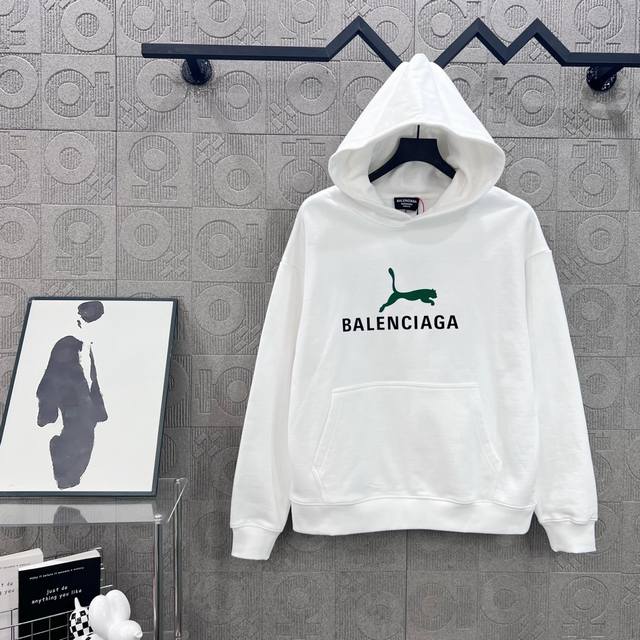 Balenciaga simple letter logo with leopard three-dimensional silicone craftClass