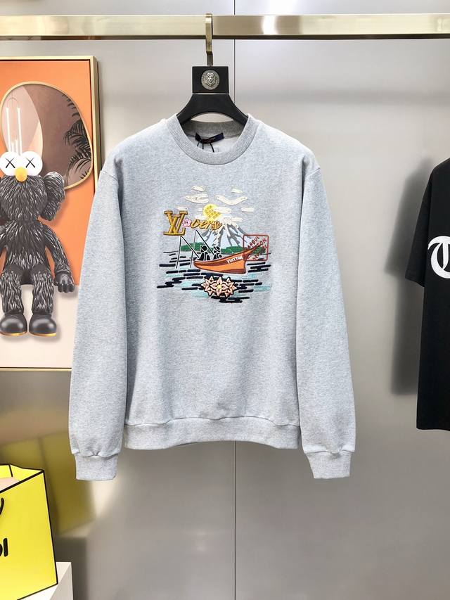 Lv Louis Vuitton 2025 new original men's sweatshirt official website model, fash