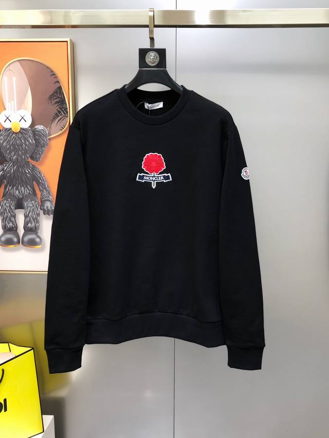 M*Ncler 2025 new original men's sweatshirt official website model, fashionable a